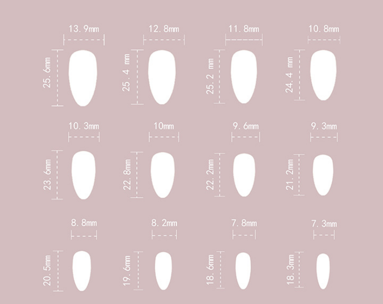 Blue Pink Cat Eye Press On Nails with Heart Charms Star Rhinestones Almond Shape Glossy Gradient Y2K Cute Cool Design Reusable Full Cover False Nails Kit 98