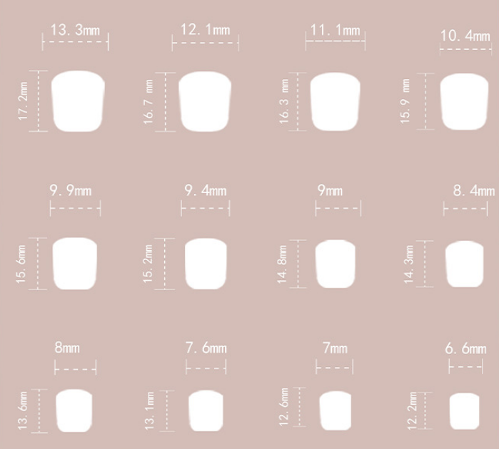 Nude Pink Press On Nails with Dusty Rose French Tips Glossy Short Squoval Shape Minimal Color Block Design Reusable Full Cover False Nails Kit Elegant Everyday Nails 109