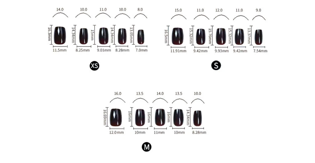 Nude Pink Cat Eye Press On Nails – Short Square Glossy Minimalist Reusable Acrylic Nails 79