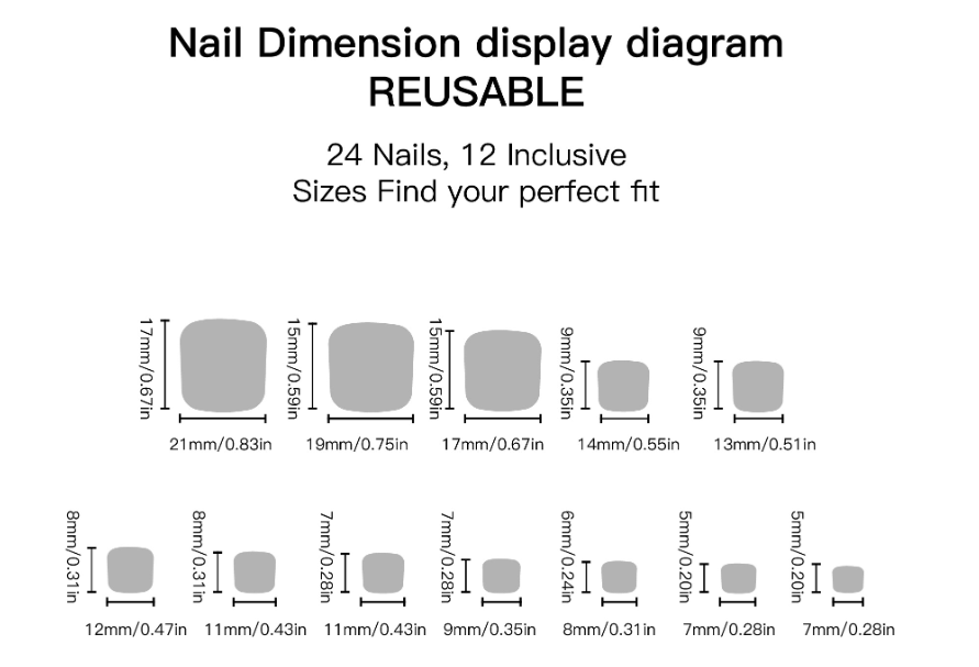 White Toe Press-On Nails Short Square Glossy Reusable Glue On Fake Toenails Natural Summer Pedicure Set 43