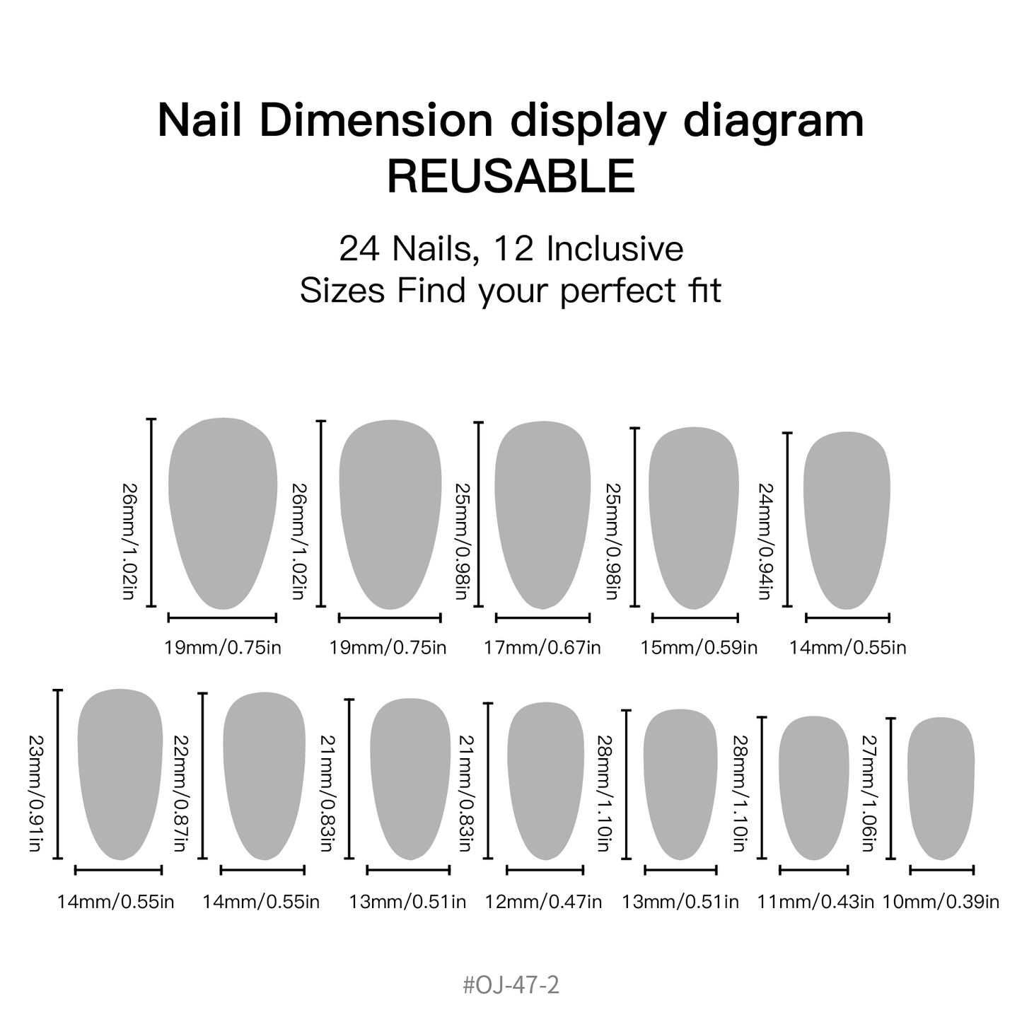 Beach Vacation Press-On Nails Almond Shape 3D Shell Wave Floral Reusable Glue On Summer Nail Set 31