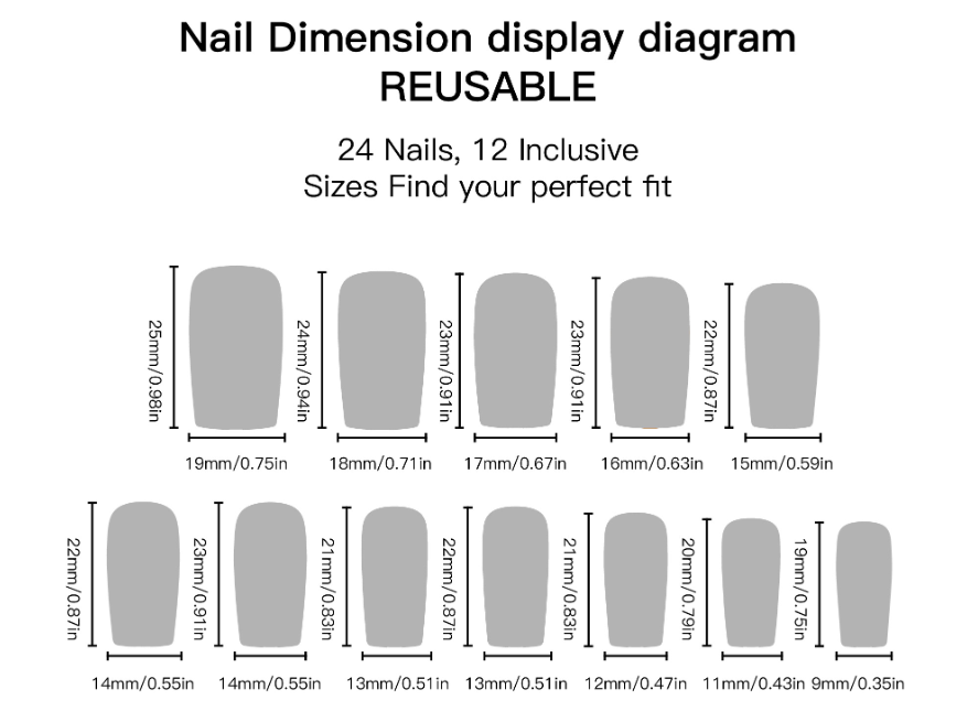 Blue Marble Press On Nails Gold Foil Glitter Tapered Square Glossy Ocean Wave Fake Nails Reusable Glue On Nail Set 57
