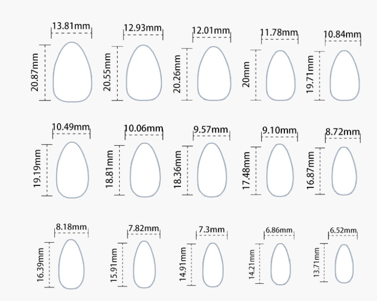 Peach Nude Press On Nails – Short Almond Glossy Solid Color Reusable Acrylic Nails 152