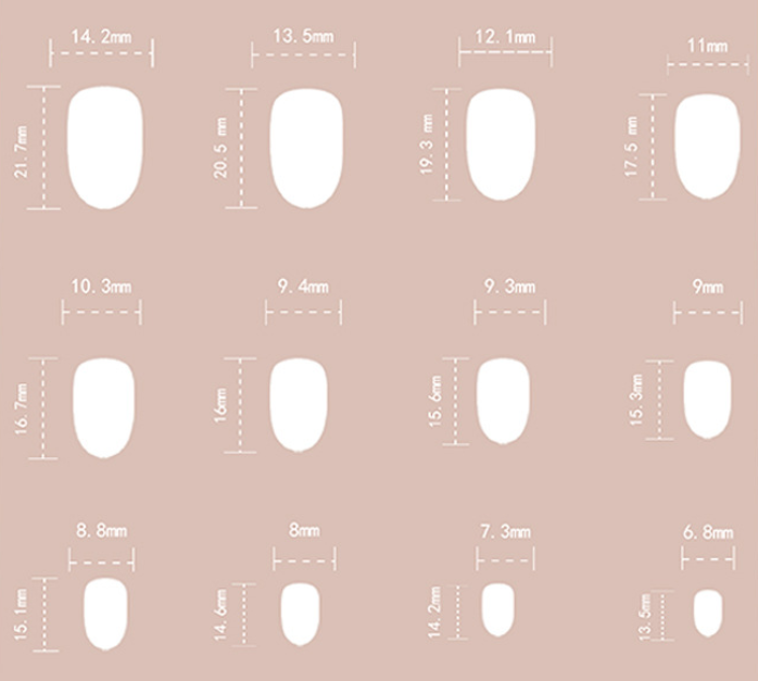 Nude Pink Lemon Press On Nails Floral French Tip Blue Flower Summer Oval Shape Glossy Cute Fake Nails Reusable Full Cover Natural Fresh Nail Kit 125
