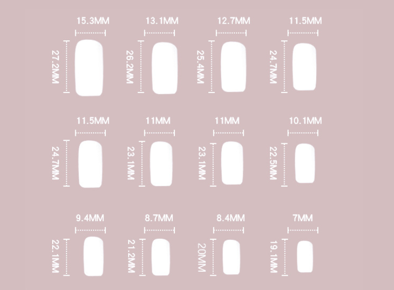 Press On Nails Short Glossy Fake Nails Natural Full Cover Reusable Nail Kit Easy Apply Durable Salon Look Nails 65